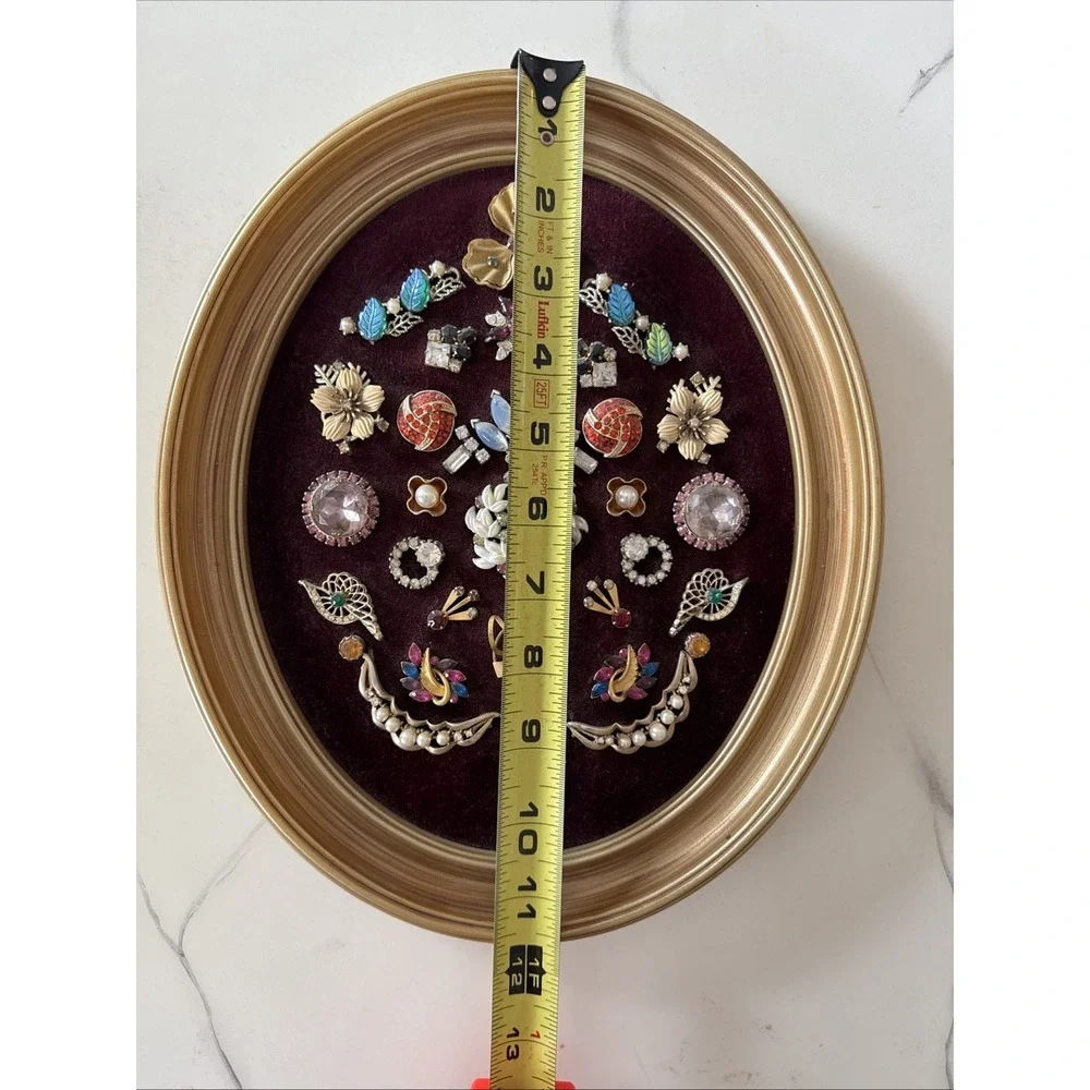 Framed Costume Jewelry Art - Picture 7 of 7